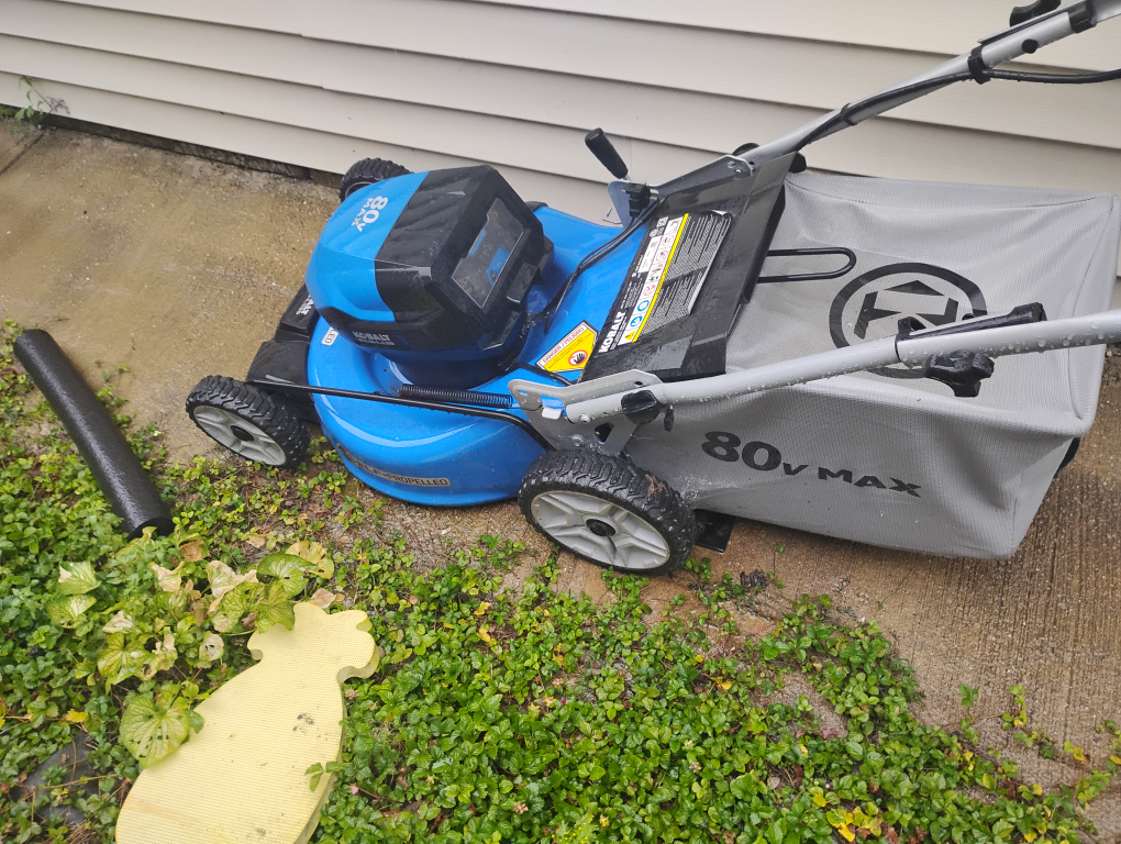 kobalt electric lawn mower - photo 2