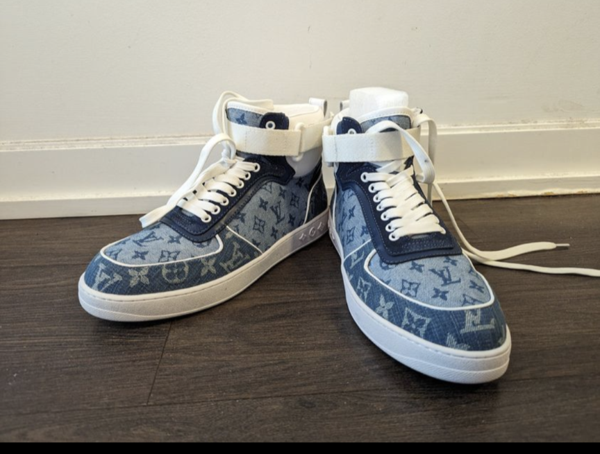 Blue denim shoes new thumbnail