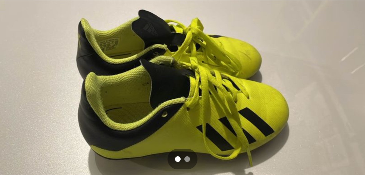 Adidas Soccer Cleats Size 1