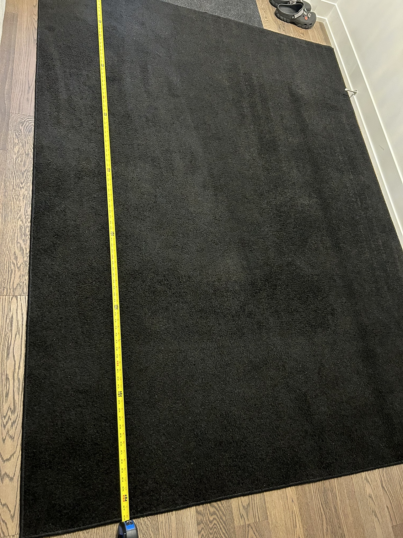 Black Rug - 8’ 2” by 6’
