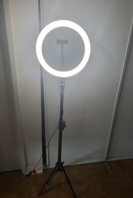 Selfie ring light with tripod stand - photo 3