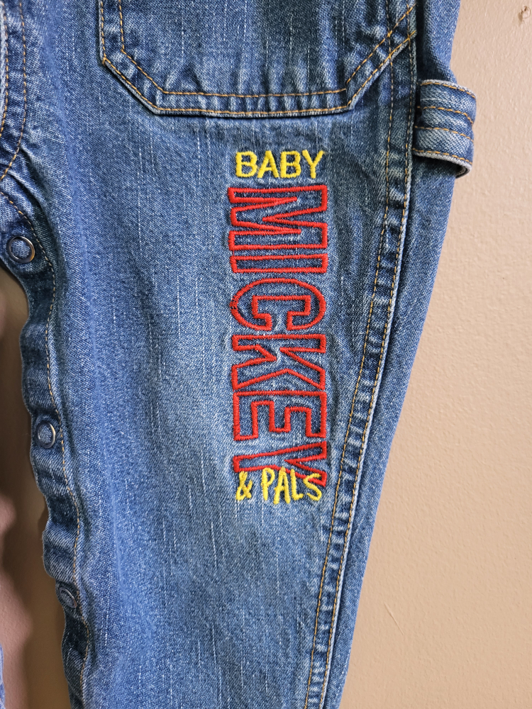 Vintage 90s Baby Disney & Pals Denim Overalls - photo 5