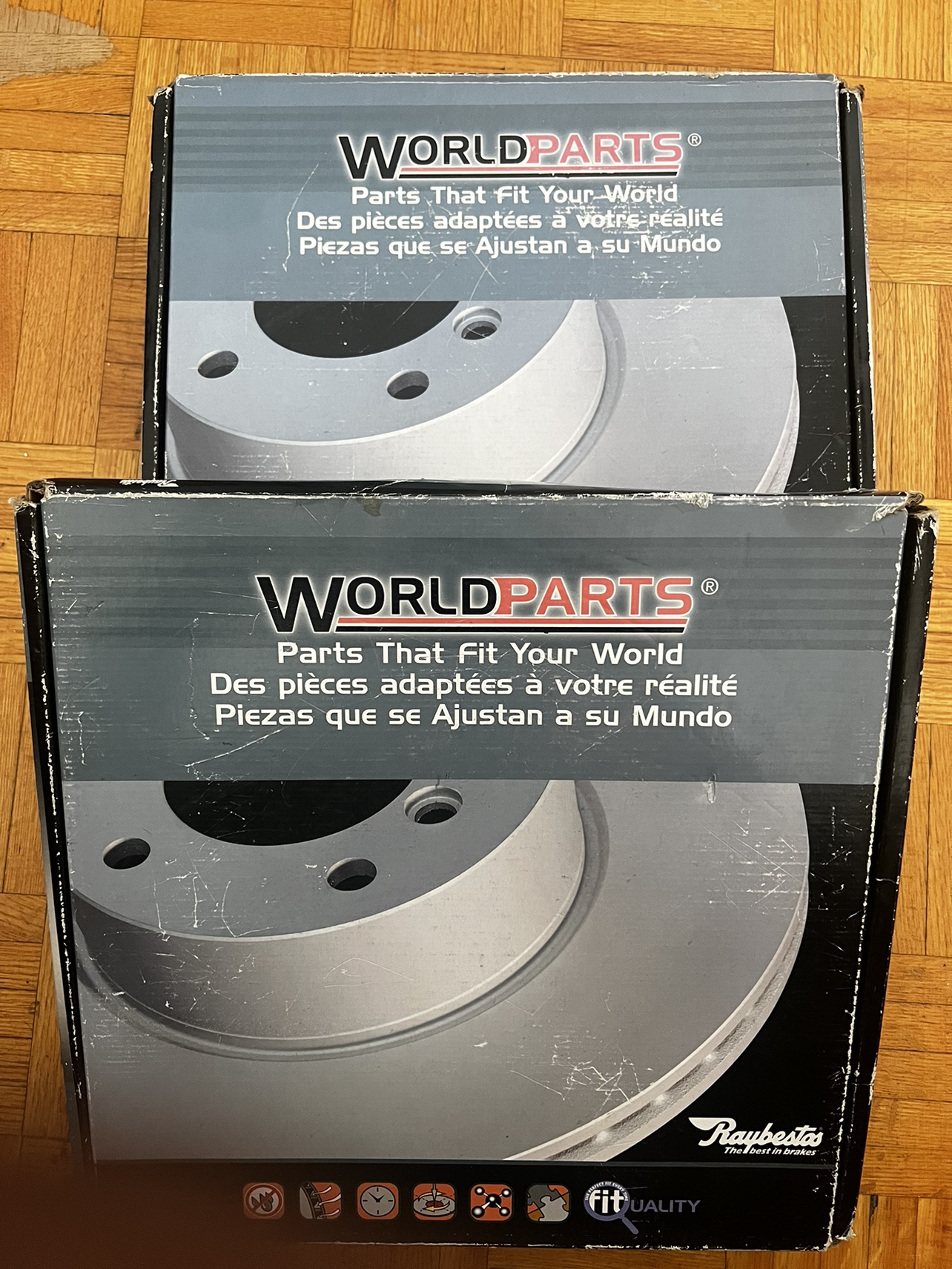 Brake rotors x2 (front)