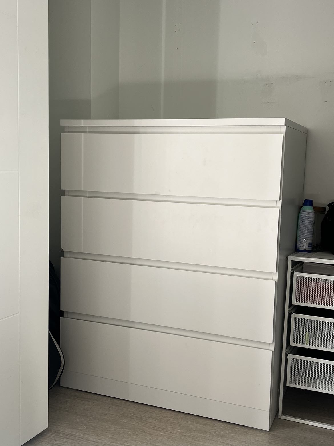 White Ikea Malm Dresser