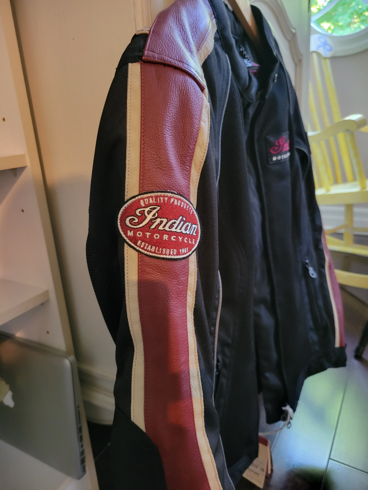 Ladies Retro Motorcycle Mesh Jacket - photo 3