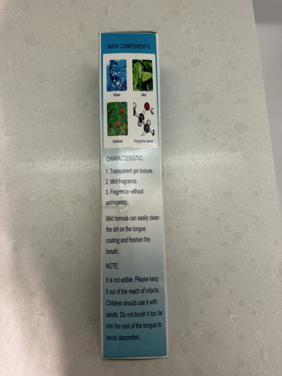 Brand new TONGUE CLEANSING GEL AND BRUSH image indicator(3)