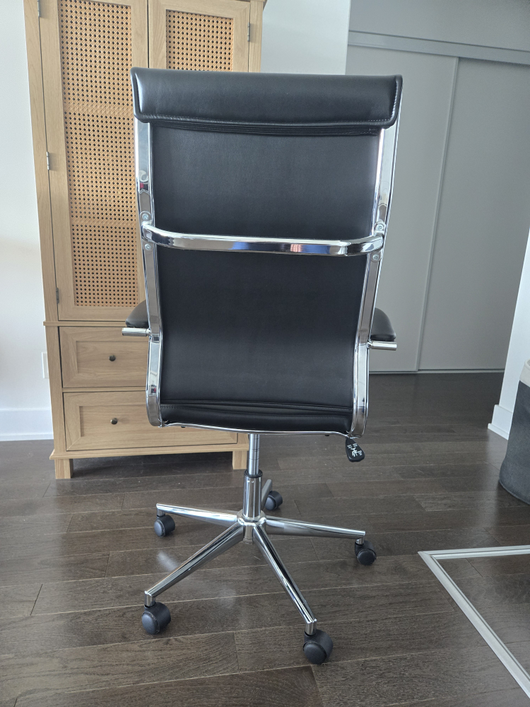 Faux Leather Office Chair - photo 3