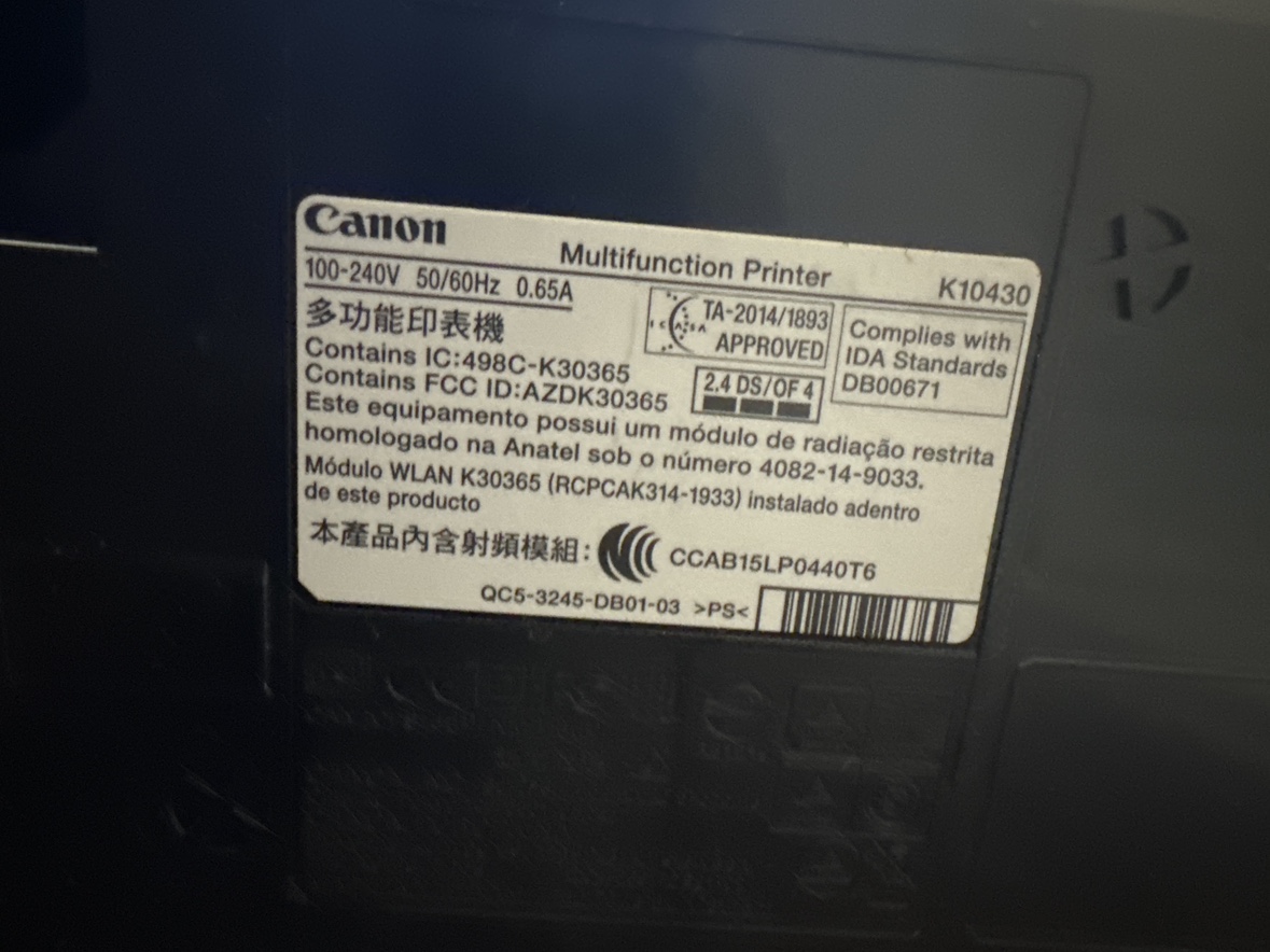 Canon Pixma Printer image indicator(3)