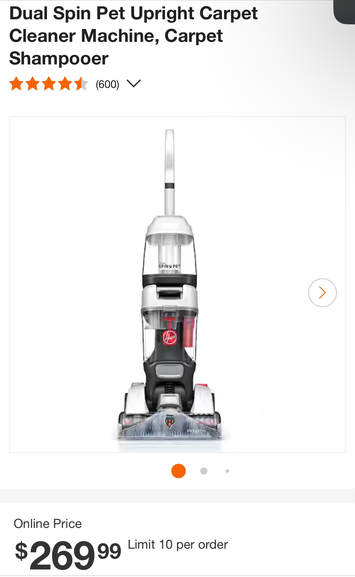 Hoover carpet cleaner (make an offer) - photo 2