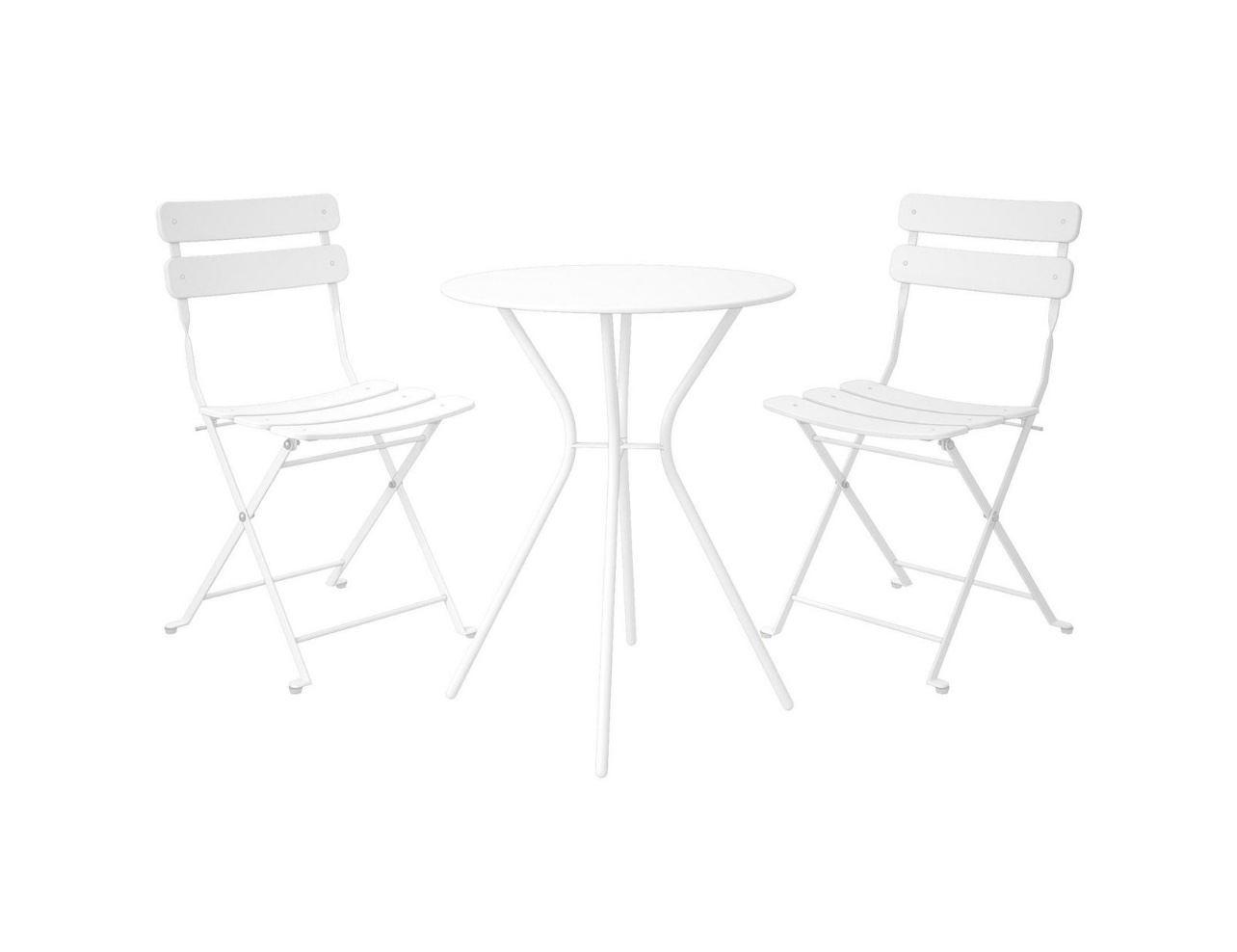 COSCO Outdoor Living, 3 Piece Bistro Set, White - photo 2