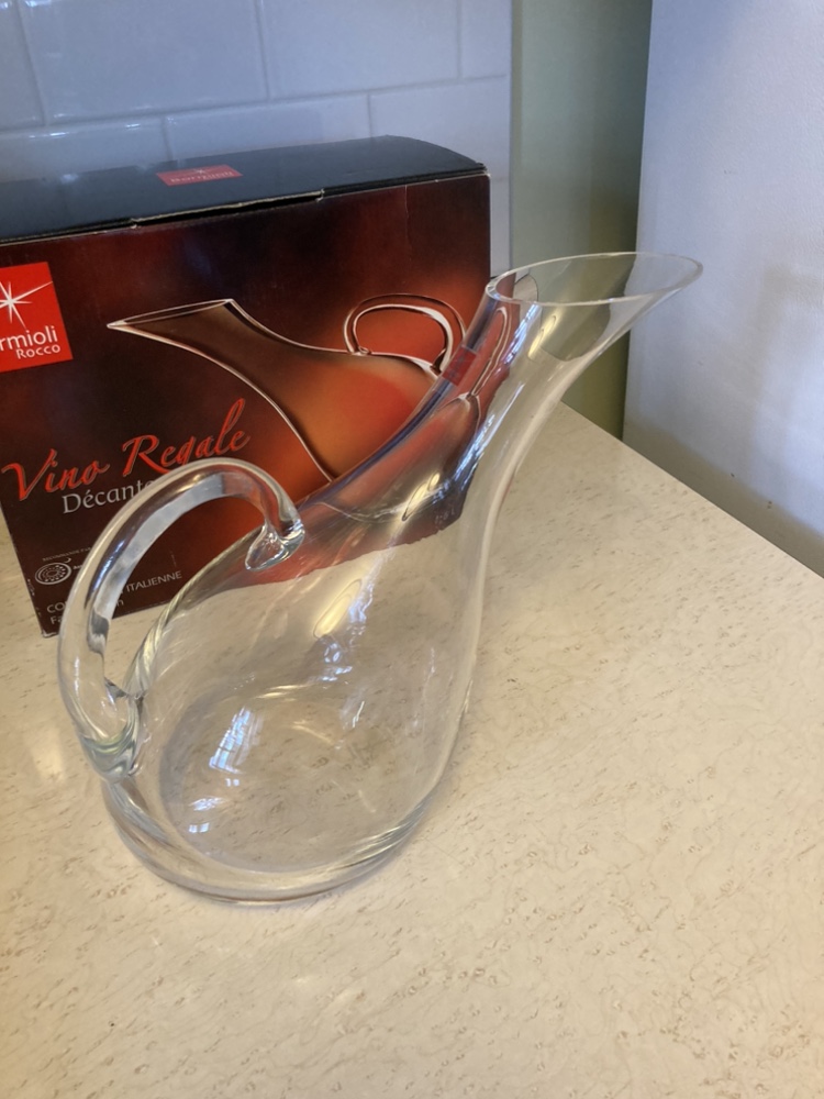 NEW Italy Bormioli Rocco Vino Regale Wine Decanter - photo 3