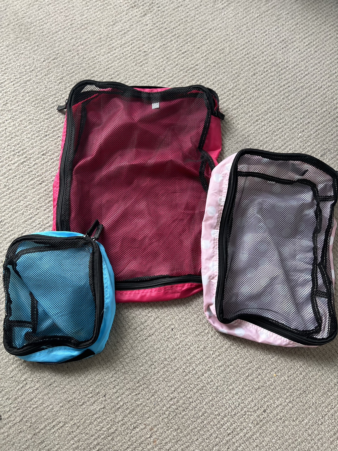 Set of 3 Travel Packing Cubes