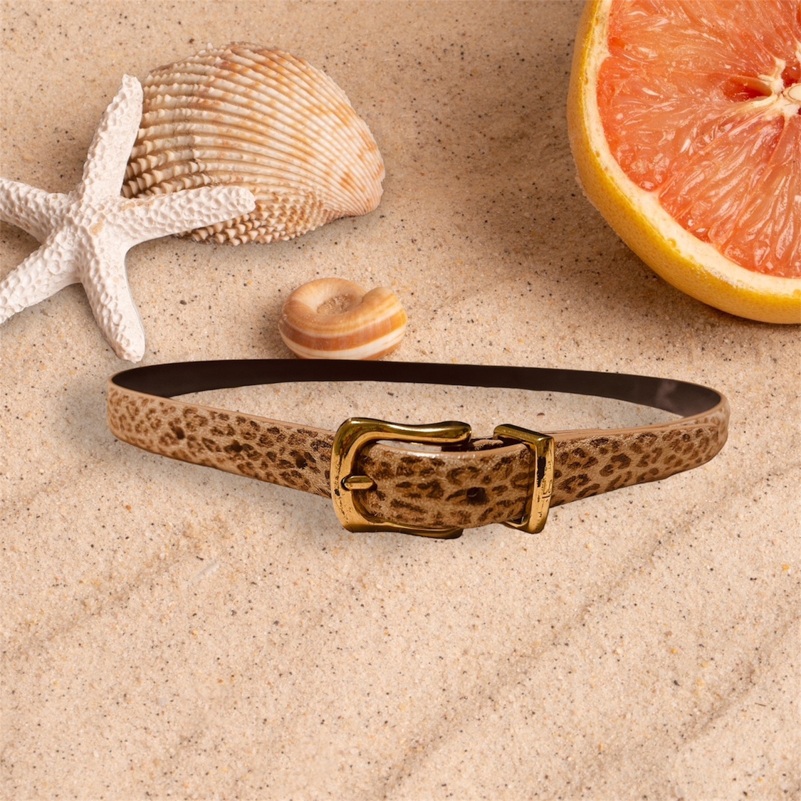 Liz claiborne leopard print belt thumbnail