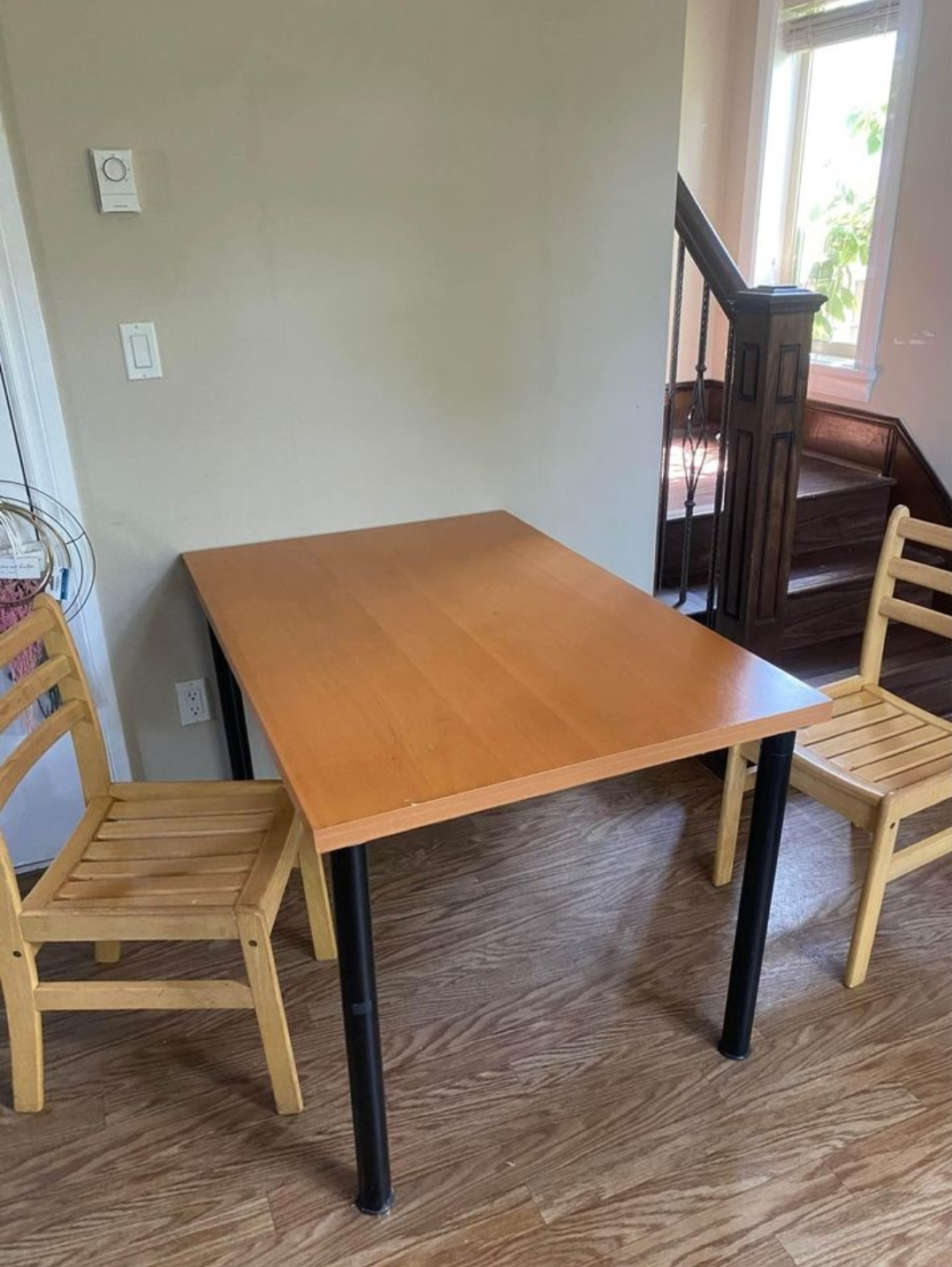 Small Wooden Table and Chairs
