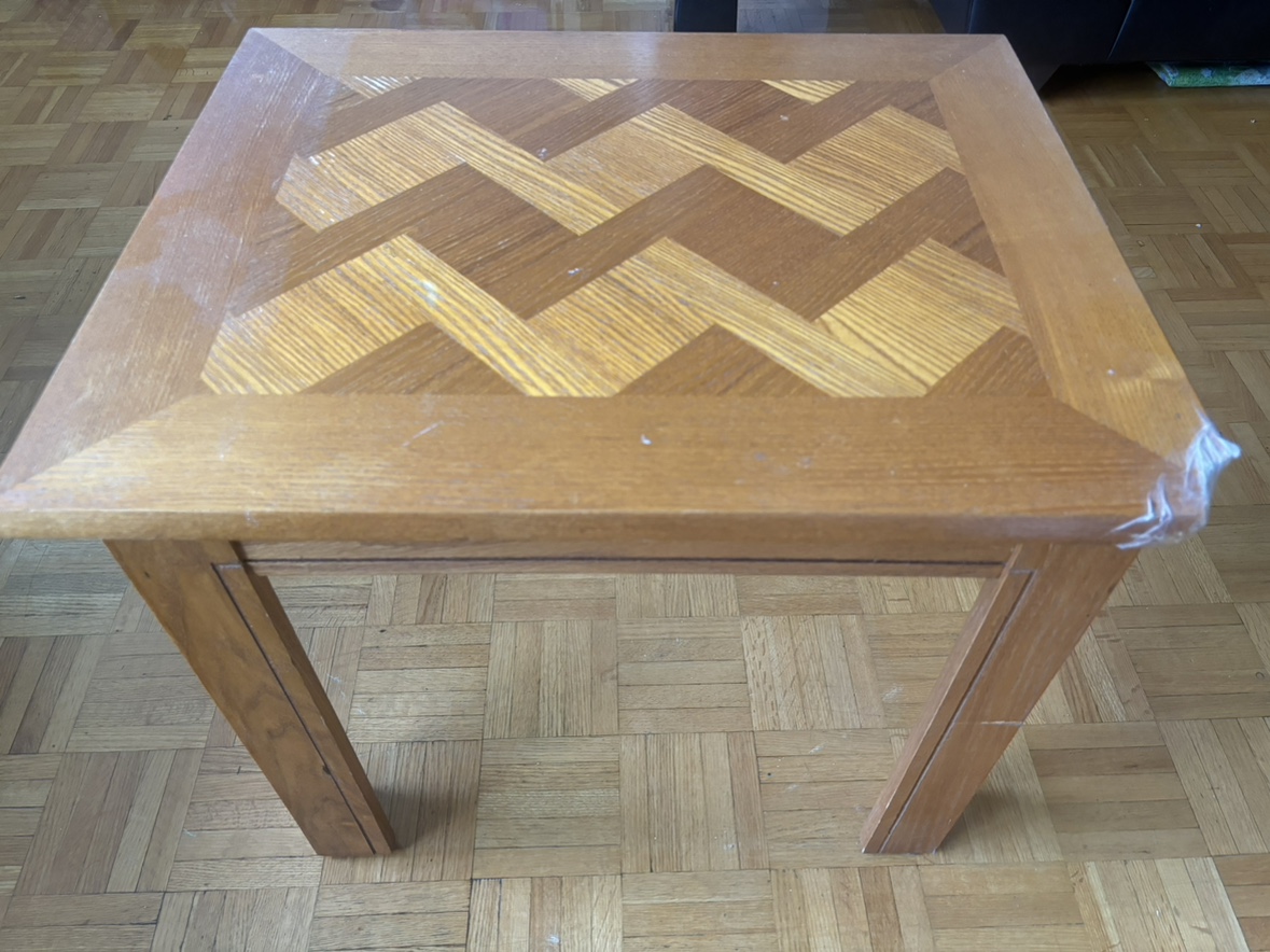 Wooden end table