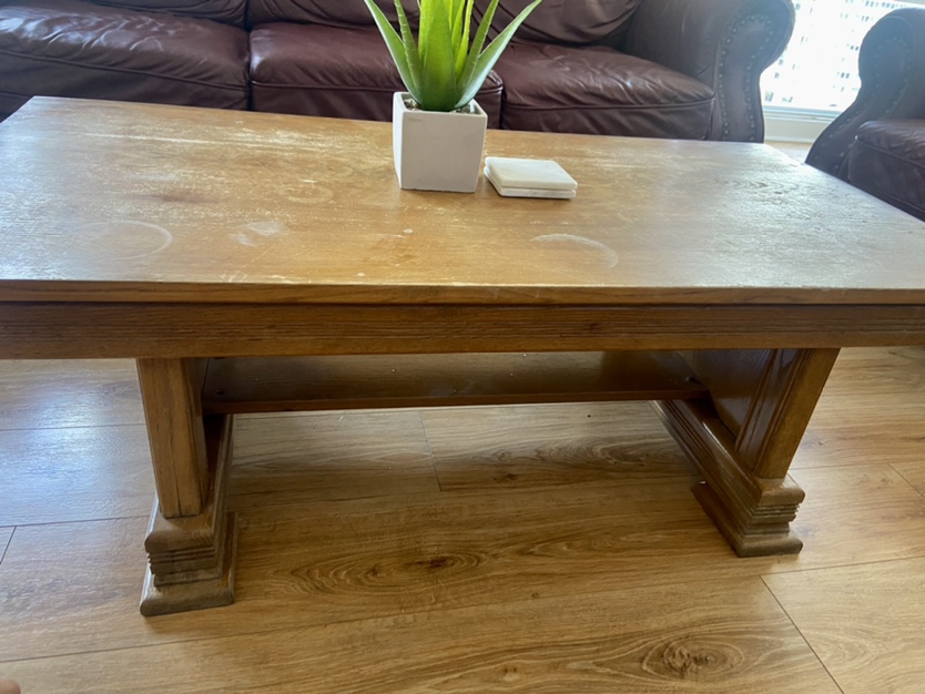 Solid Oak Coffee Table - photo 3