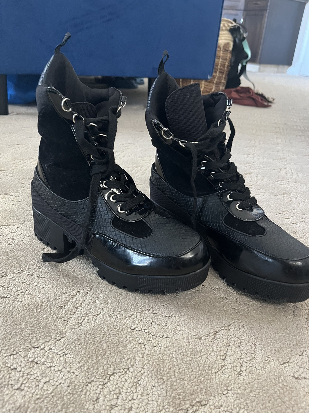 Black Platform Boots