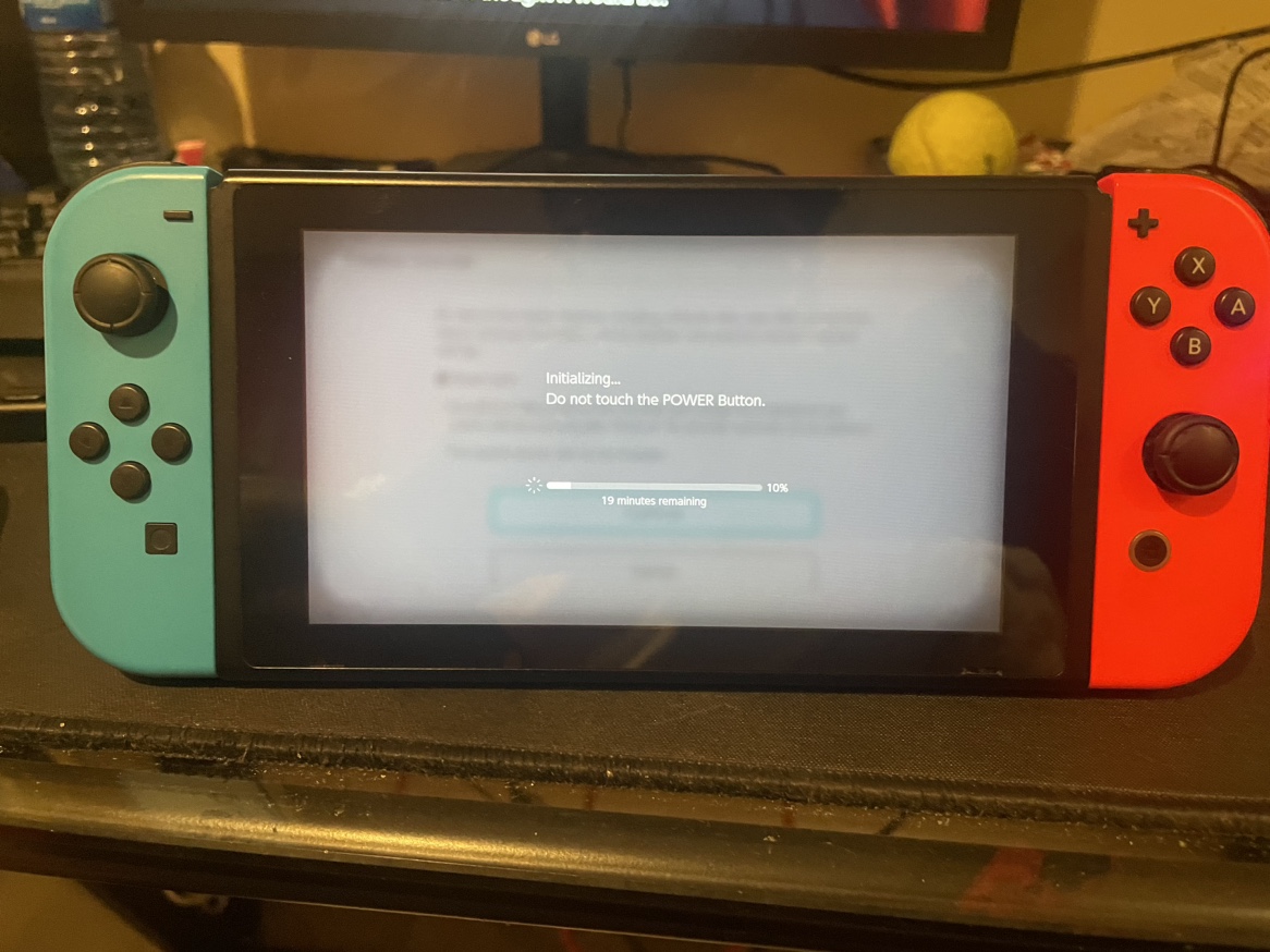 nintendo switch + games - photo 3