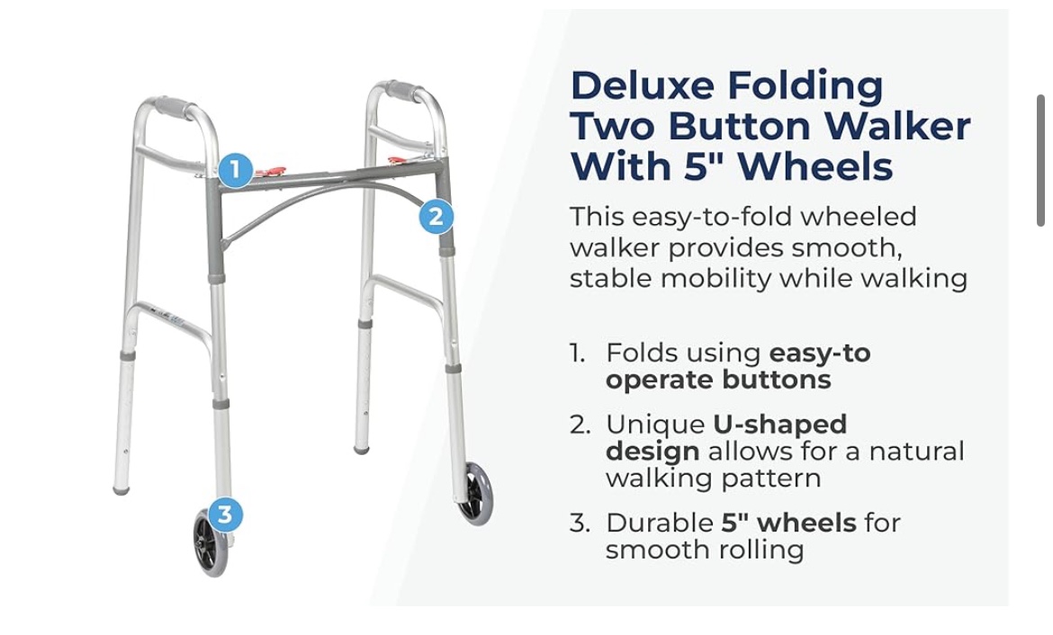 Aluminum walker image indicator(5)