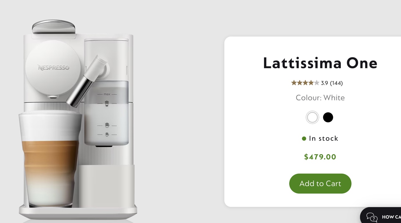 Nespresso Lattissima One Coffee Machine