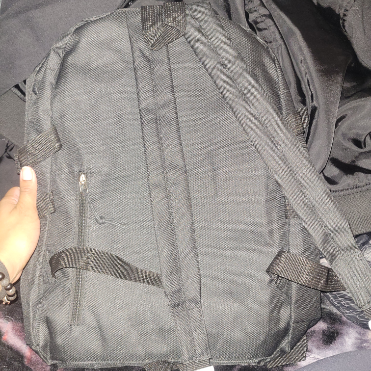 Black Backpack with White Accents - photo 2