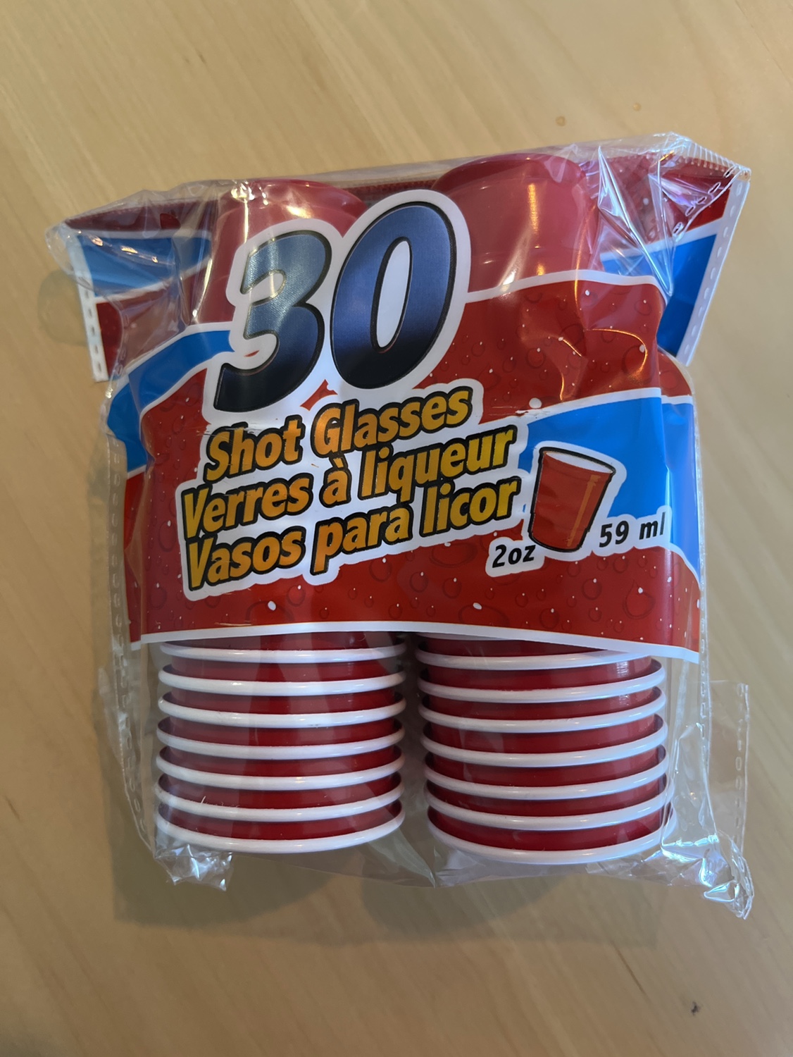 30 Plastic Shot Glasses thumbnail