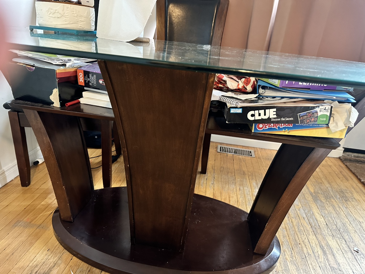 Thick Glass Dining Table - photo 5