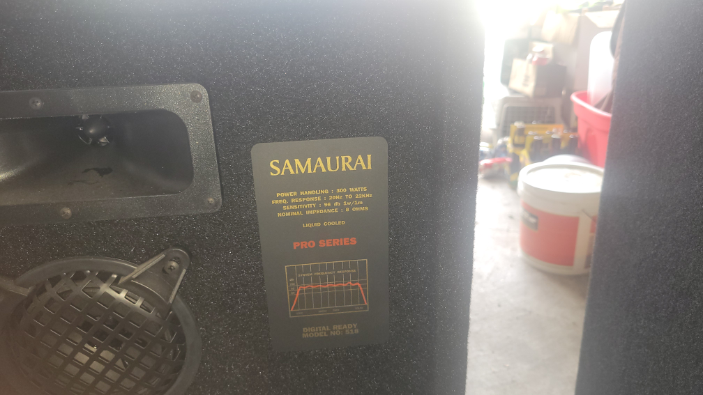 Samaurai  Samaurai pro series 518 Speakers - photo 3