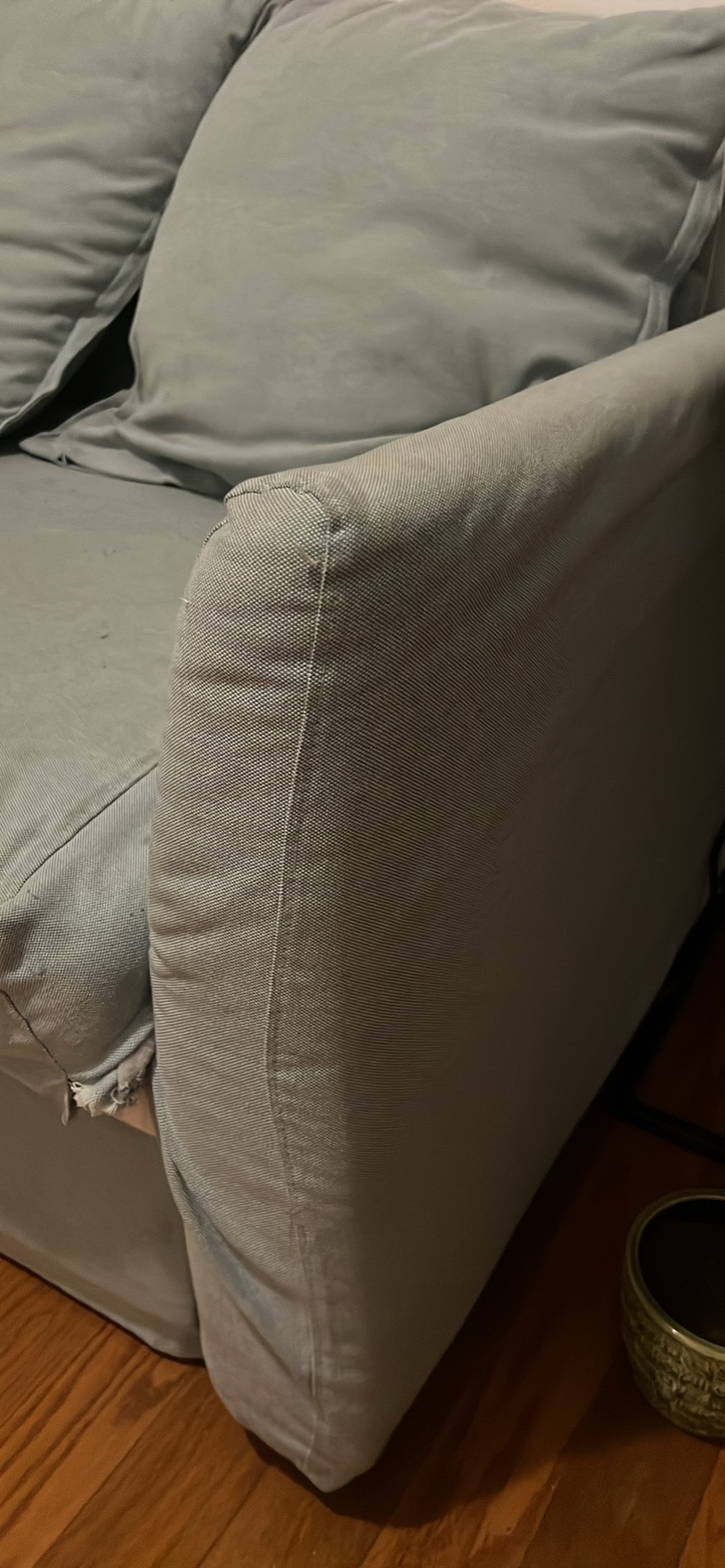 IkeaSky Blue Holmsund L Sleeper Couch - photo 2