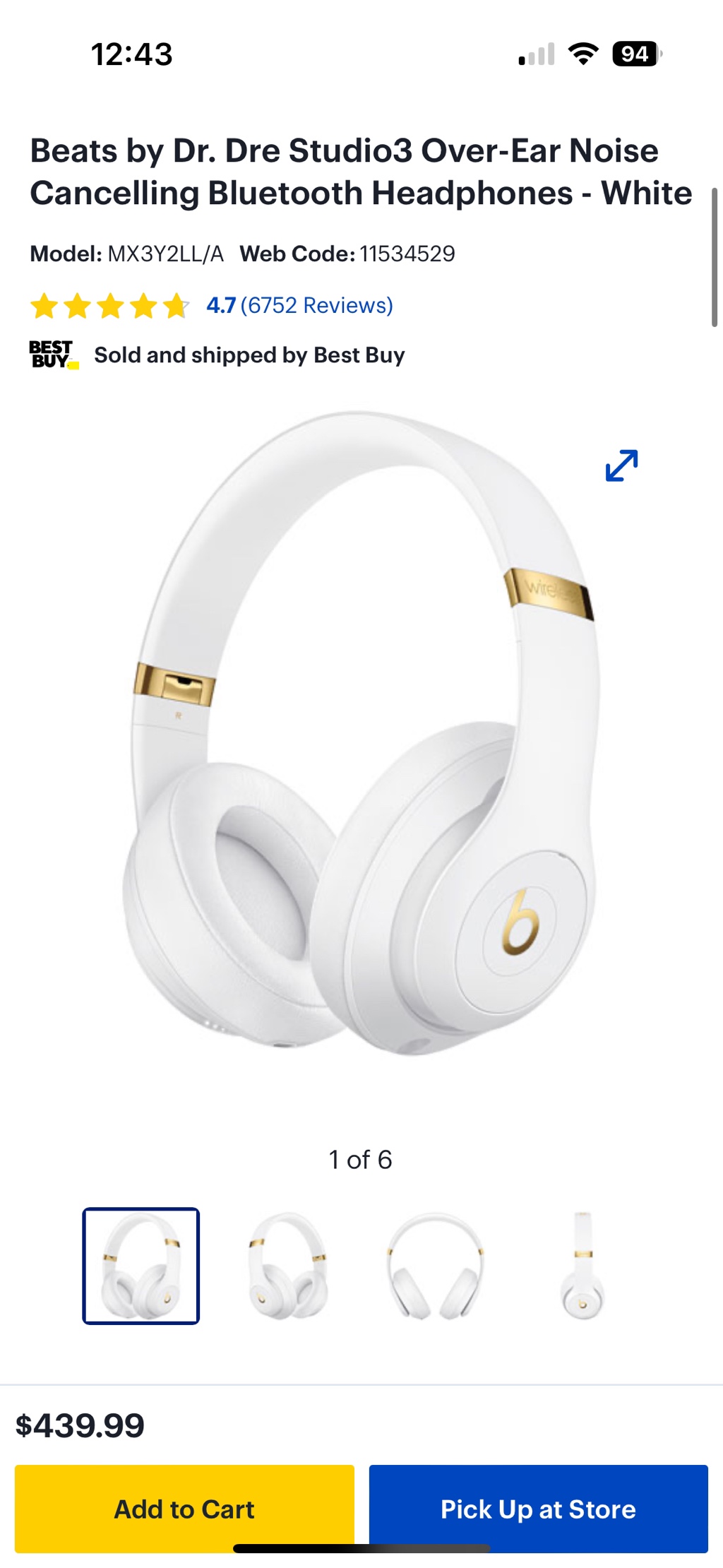 Beats studio3 White image indicator(4)