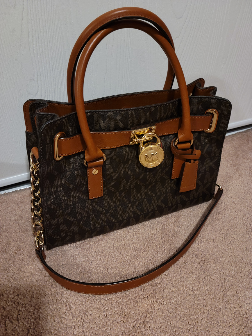 Michael Kors Signature Satchel Bag (genuine)