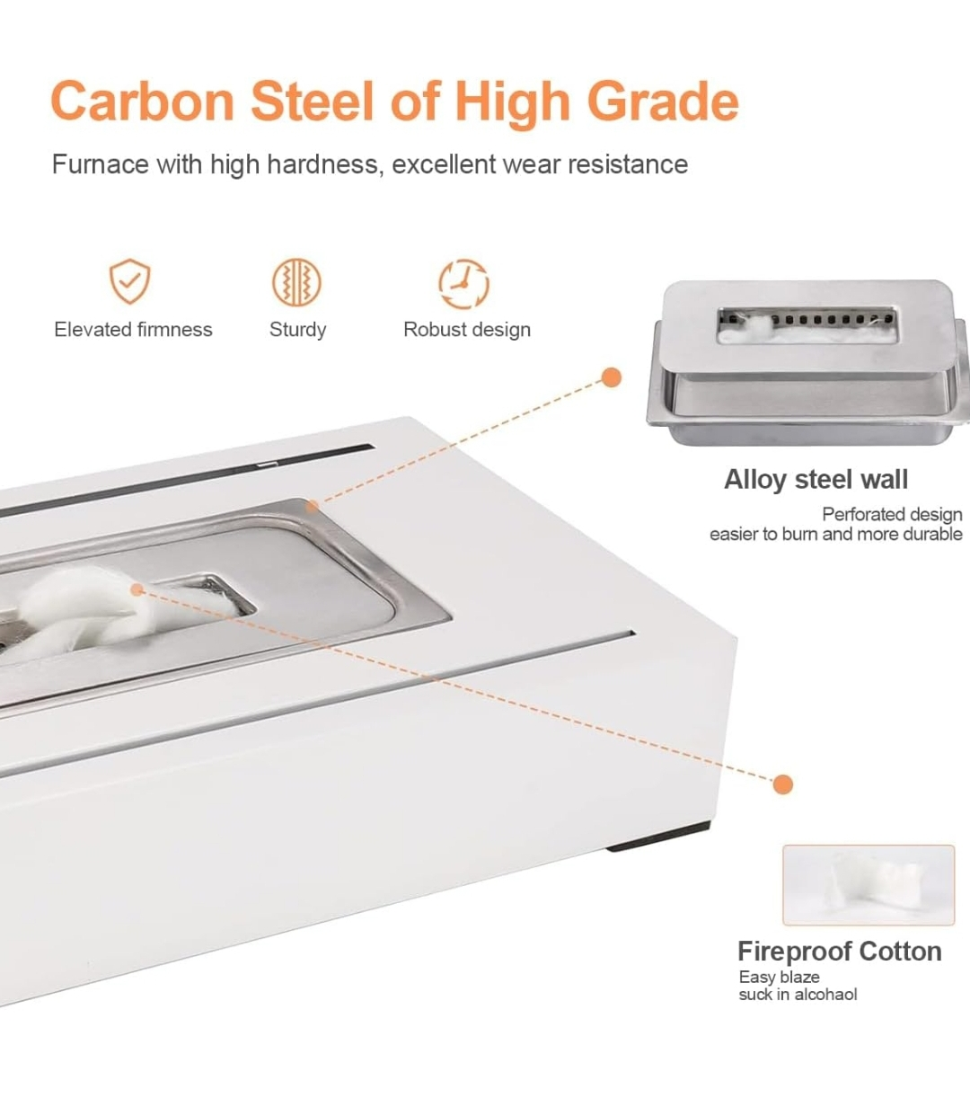 Fancy Shop Tabletop Fire Pit, Table Top Fireplace image indicator(9)