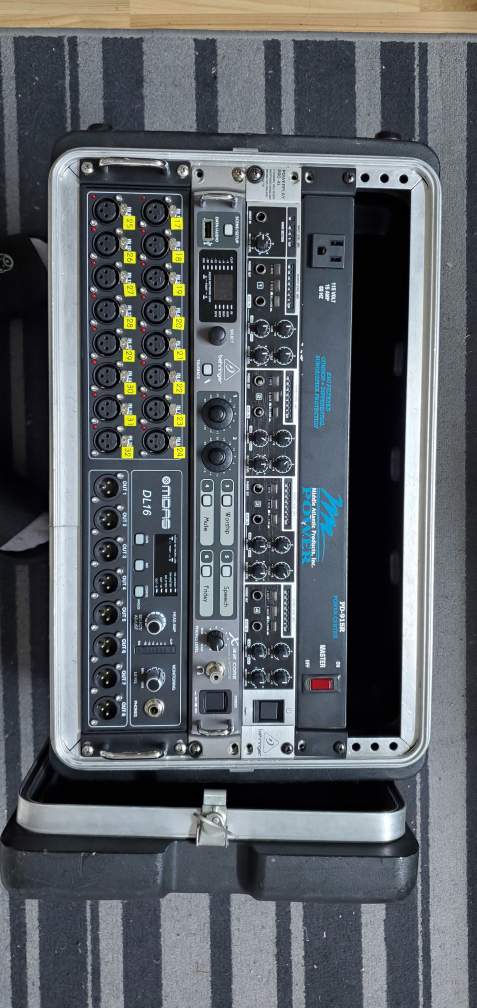Behringer x32 core and Midas DL16