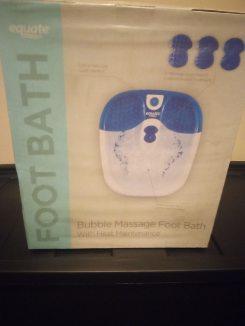Equate Bubble Massage Foot Bath
