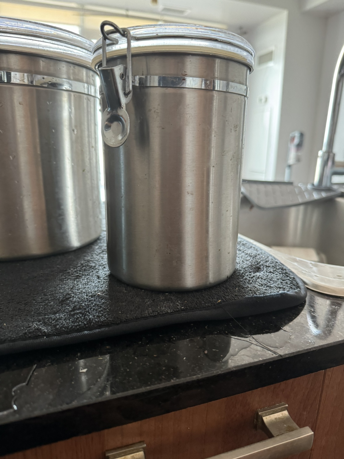 Anchor Hocking stainless steel canisters (2x) - photo 4