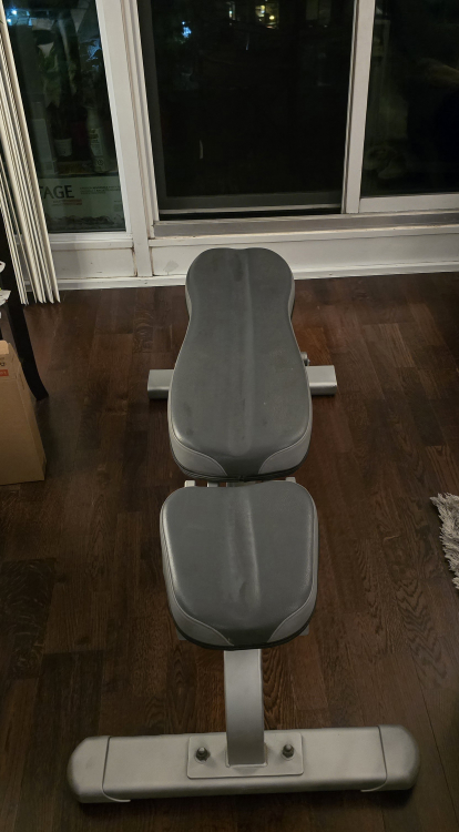 Grey Workout bench - photo 2