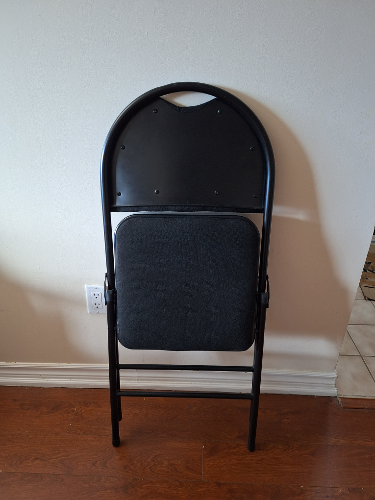 Black Folding Chair thumbnail