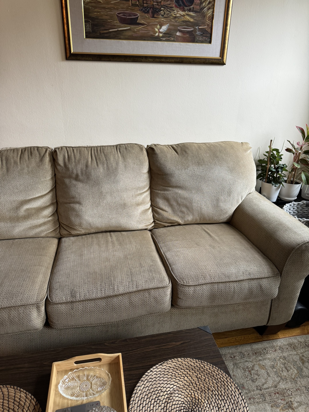 Beige Sofa (couch only) - photo 3