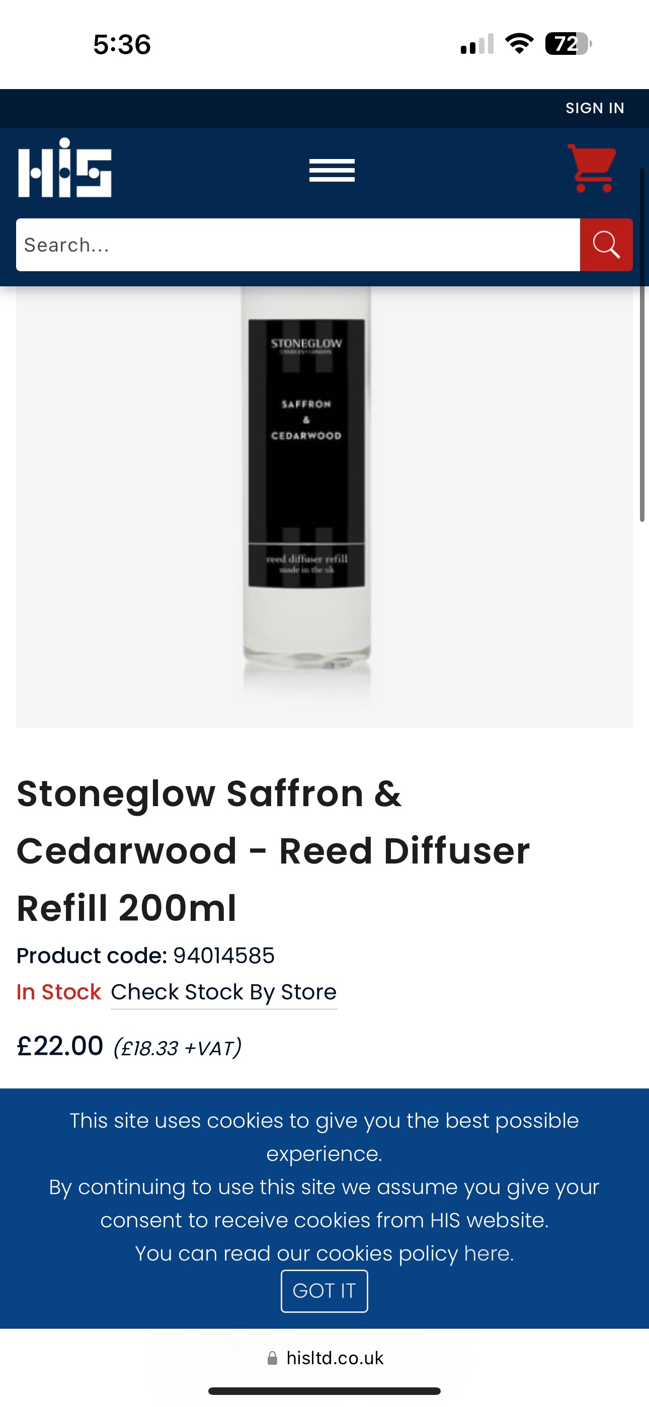 Henry & Co Coconut Island Reed Diffuser Refill ( from UK ) image indicator(3)