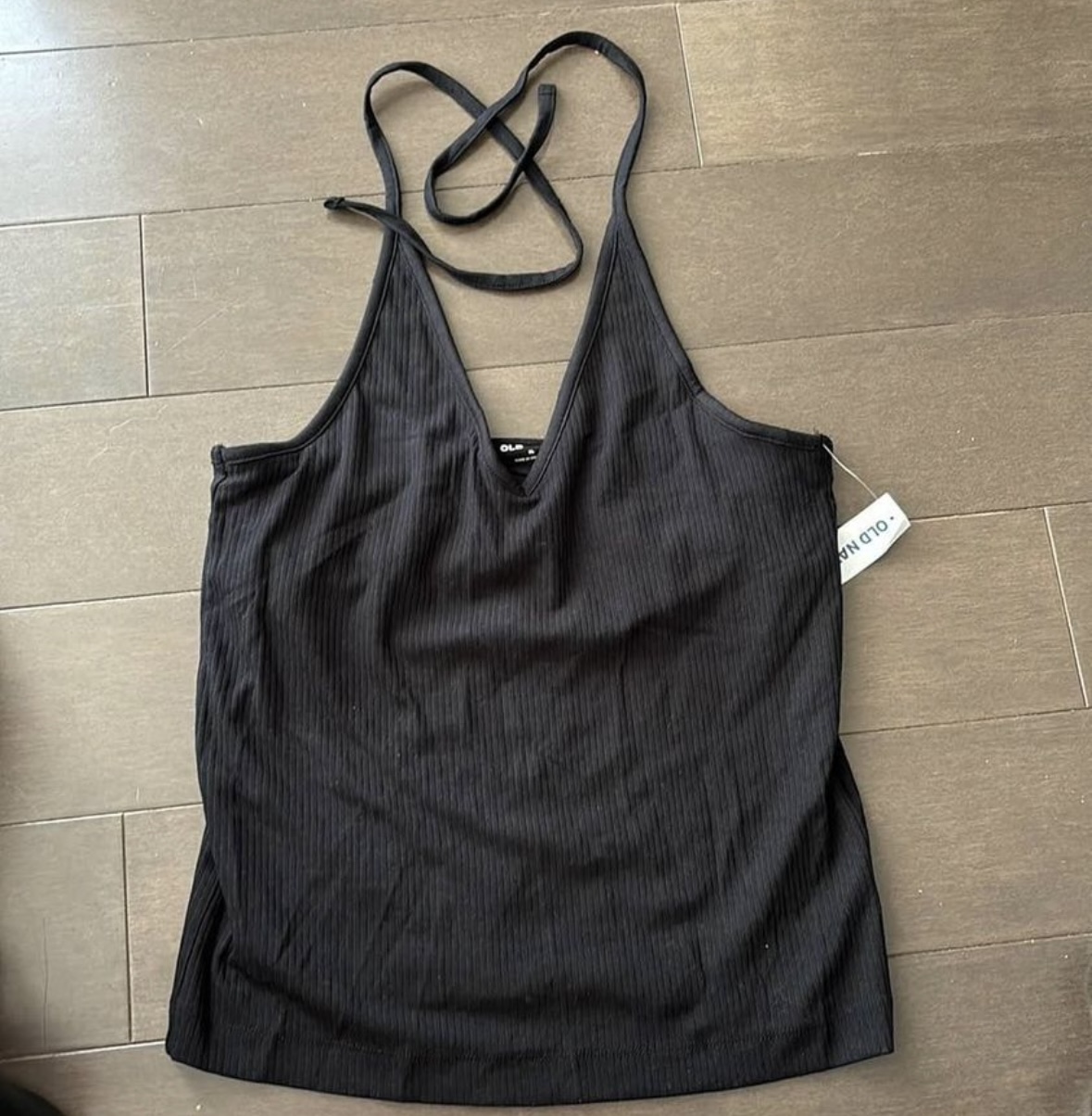 Old Navy Black Halter Top thumbnail