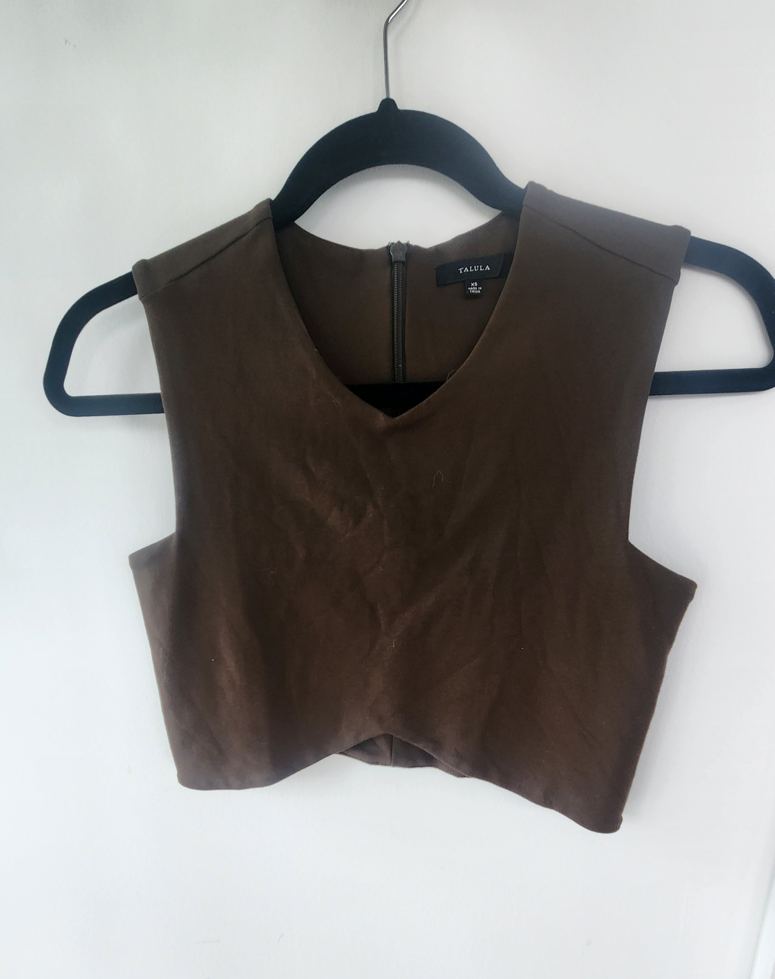 Aritzia Green Crop Top thumbnail