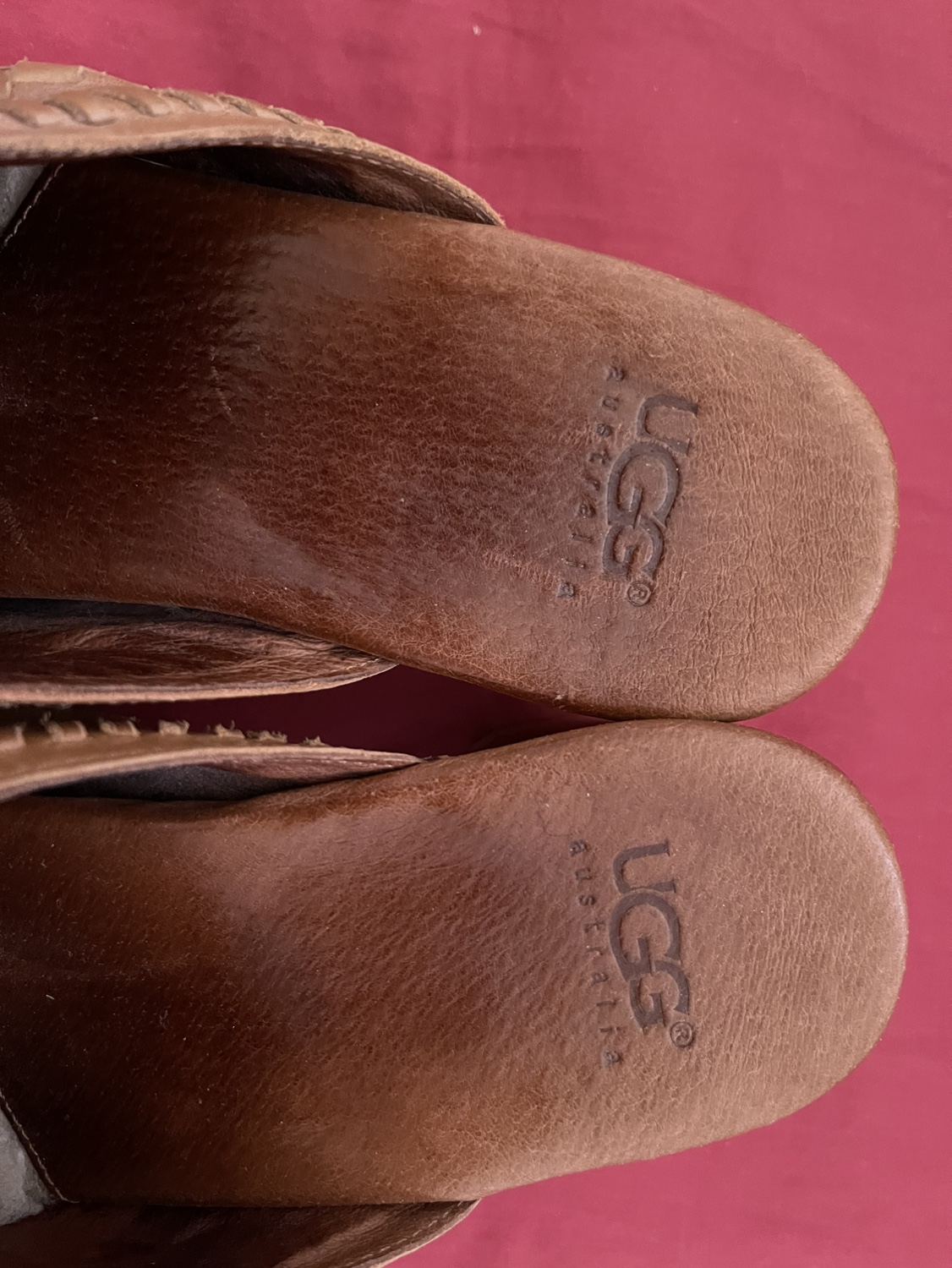 UGG 'Vivica' Clogs with Shearling Footbed - size 10 - photo 5