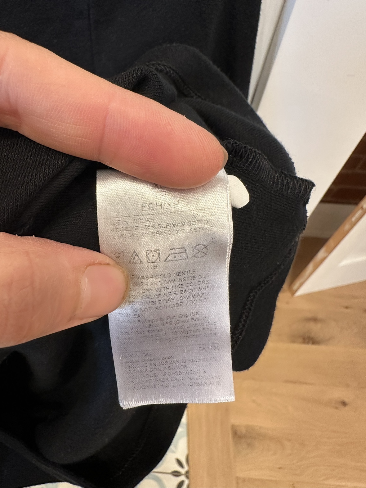 Set of two Gap Boatneck 3/4 Sleeve Tops - black and navy image indicator(4)