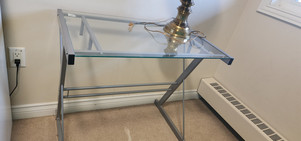 Glass Top Desk