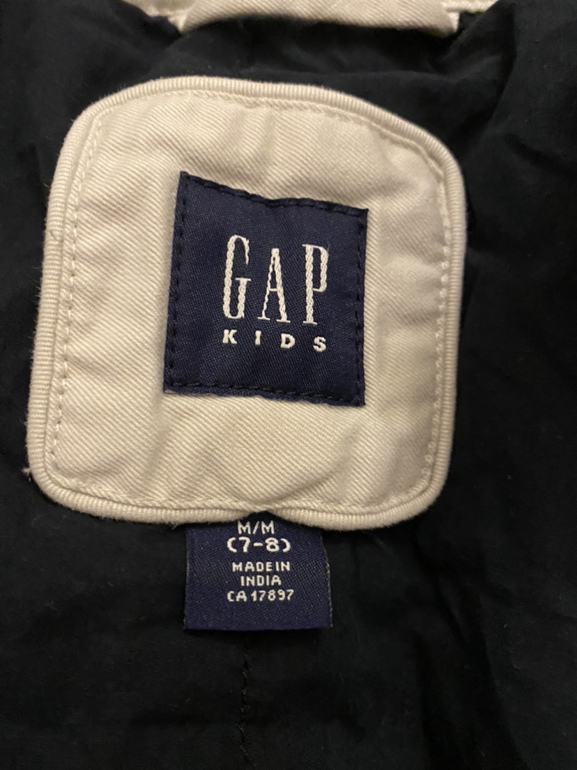 Vintage GAP Boys Jacket - Cream, Size 7-8 Medium - $20 image indicator(2)