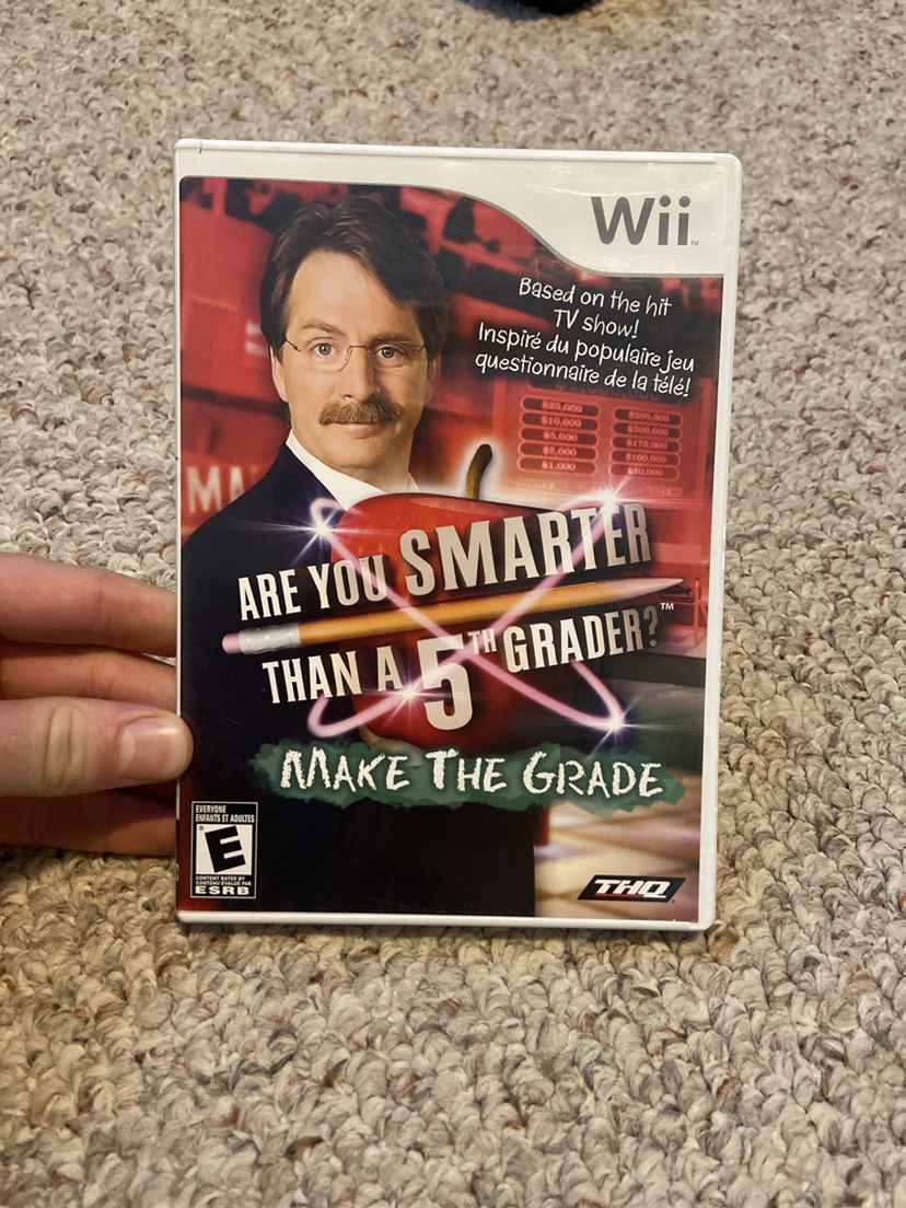 #freecycle are you smarter than a fifth grader Wii video game