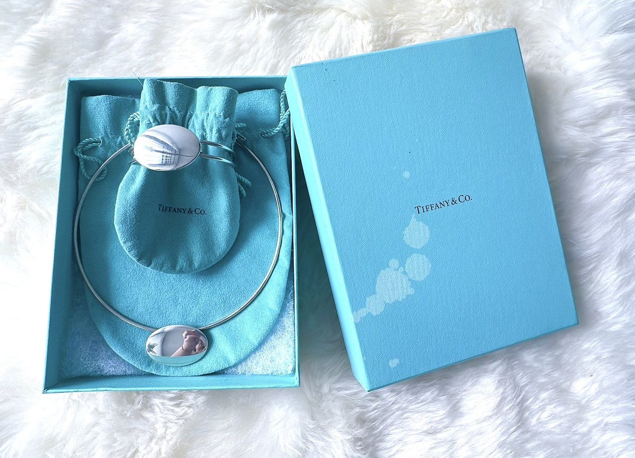 Tiffany & Co. XL oval ta wire necklace and bracelet SET image indicator(3)