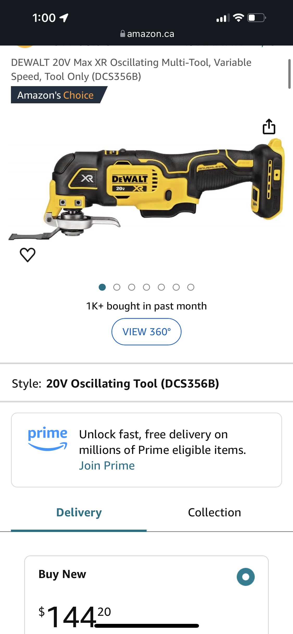 DEWALT 20V Oscillating Multi-Tool thumbnail