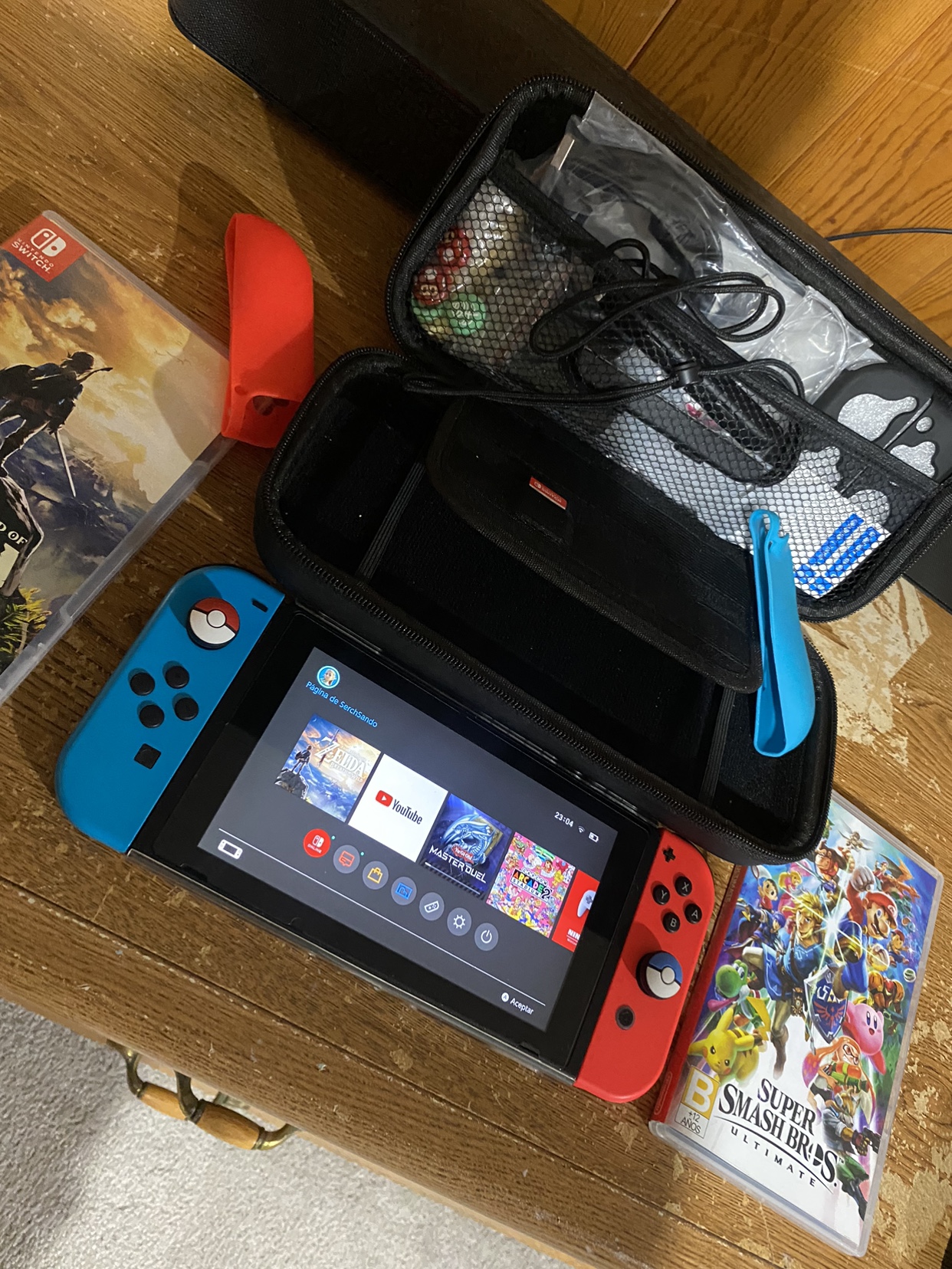 Nintendo Switch Console with Zelda & Smash Bros - photo 5