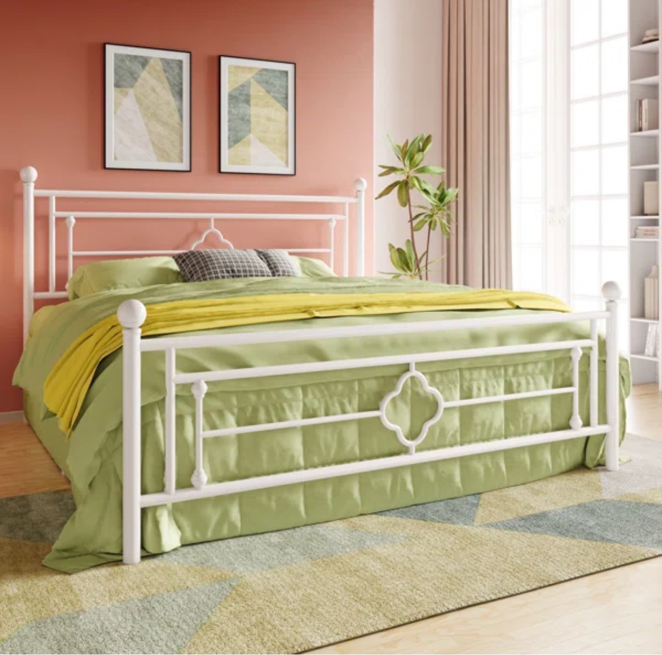 Queen Size Metal Bed Frame
